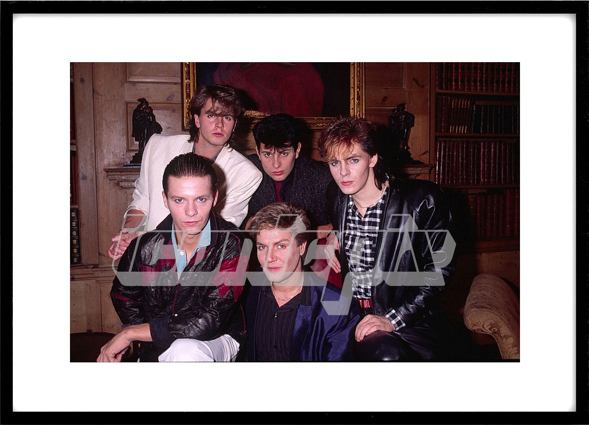 DURAN DURAN - Photographed at a photocall and press conference to promote their album 'Seven and the Ragged Tiger' London, England UK - 20 Dec.1983. Photo: © George Chin/IconicPix