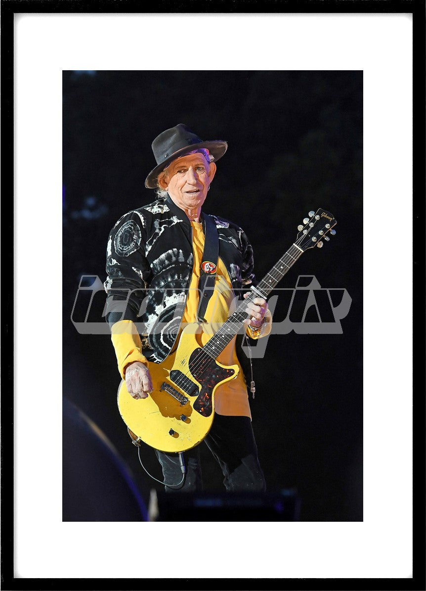 ROLLING STONES - Keith Richards performing live on the Sixty European Tour at British Summer Time in Hyde Park London UK - 25 Jun 2022. Photo: © Zaine Lewis/IconicPix