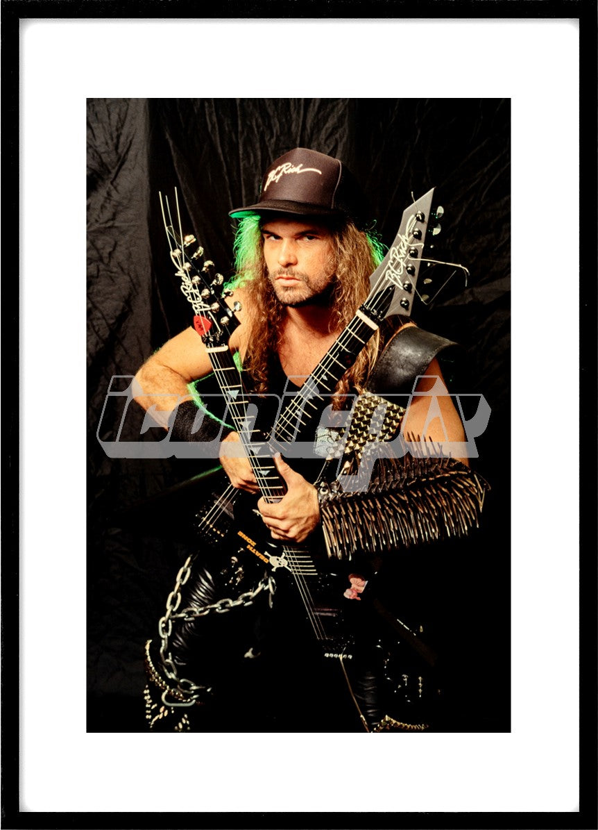 SLAYER - Kerry King - Los Angeles Ca USA - 1987. Photo credit: Alex Solca/IconicPix