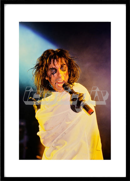 ALICE COOPER - performing live on The Nightmare Returns Tour at the Orange Pavilion in San Bernadino Ca USA - 24 Oct 1986.  © Pete Cronin/IconicPix