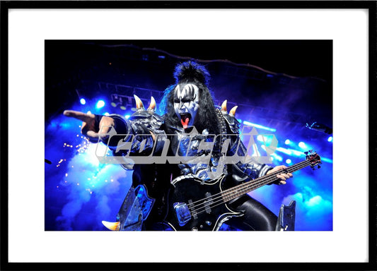 KISS - Gene Simmons performing live on The Tour at the HMV Forum in London UK - 04 July 2012. Photo: © Zaine Lewis/IconicPix